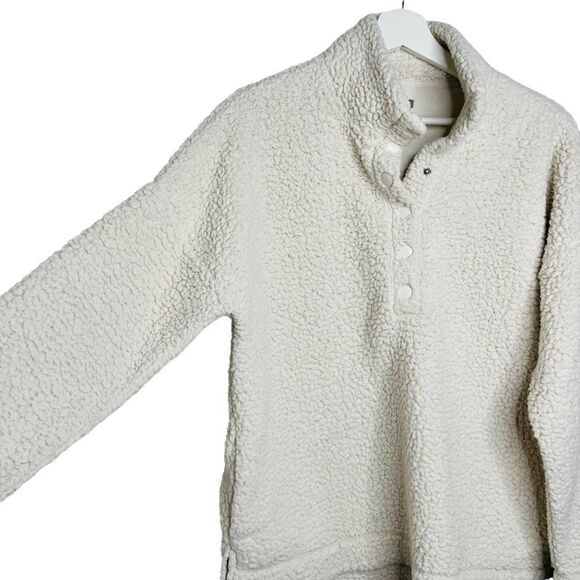 AERIE Teddy 1/4 Button Up Jacket - Picture 3 of 9